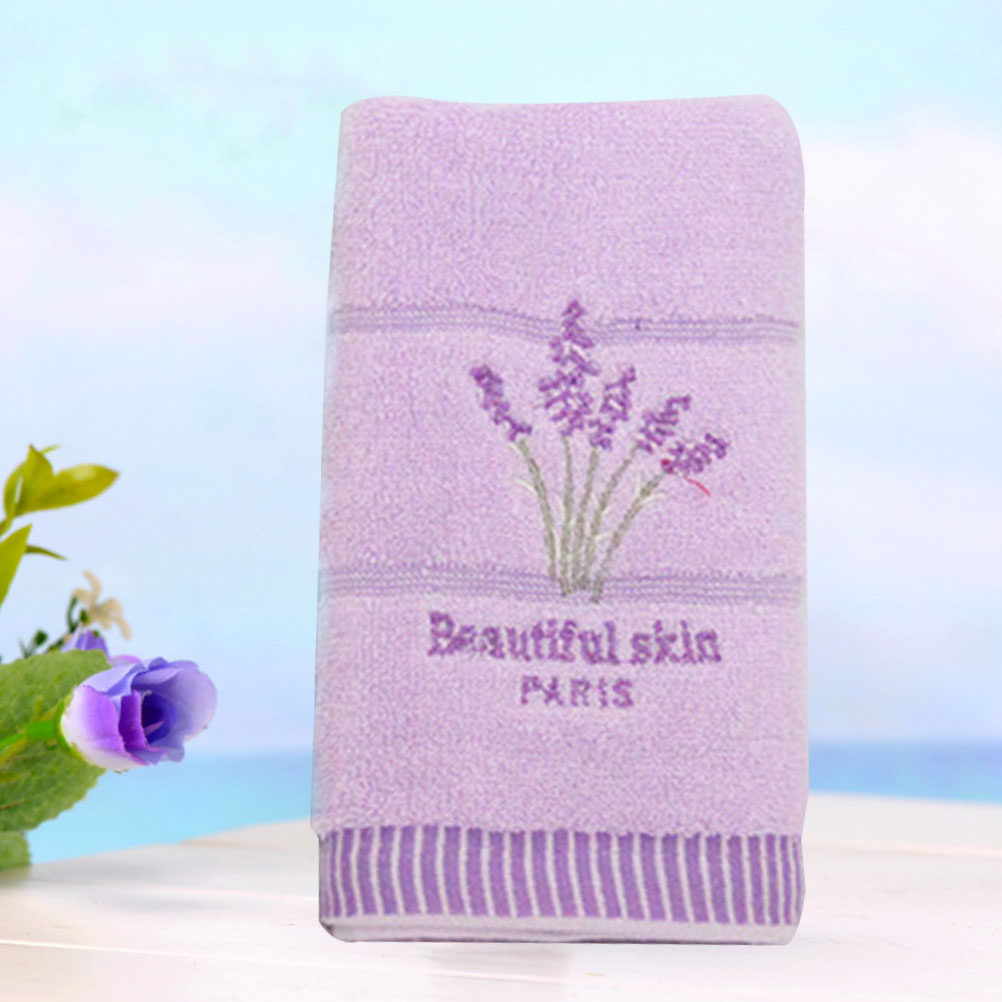 Lavender Cotton Towels Violet  - Home Textiles Towel Set ulasan dan harga