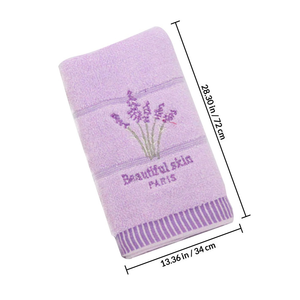 Lavender Cotton Towels Violet  - Home Textiles Towel Set ulasan dan harga