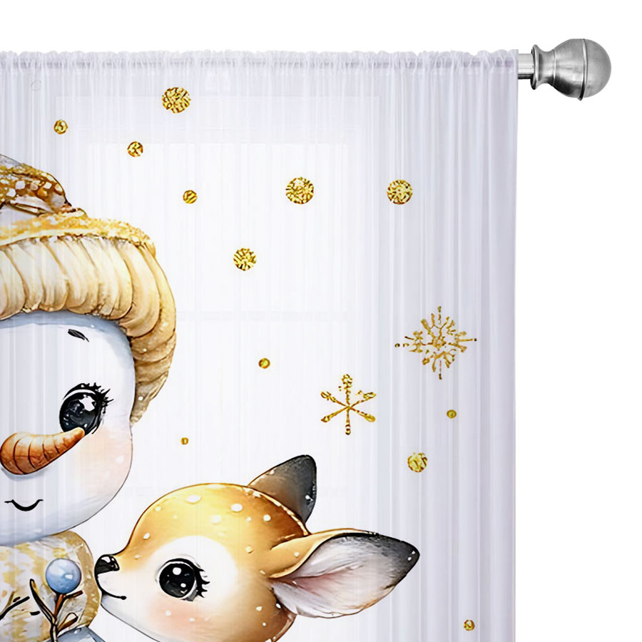 2PCS Digital Print Sheer Curta - Curtain Sheer Voile ulasan dan harga