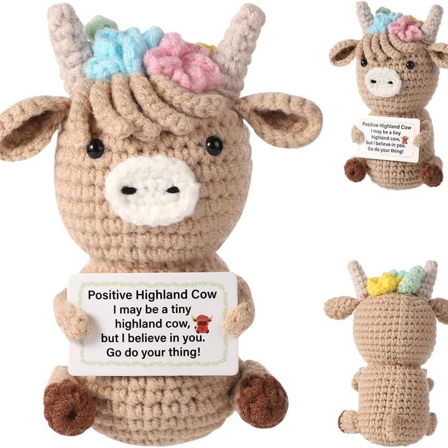 Crochet Emotional Cow Doll Dec - Home And Textiles Today ulasan dan harga