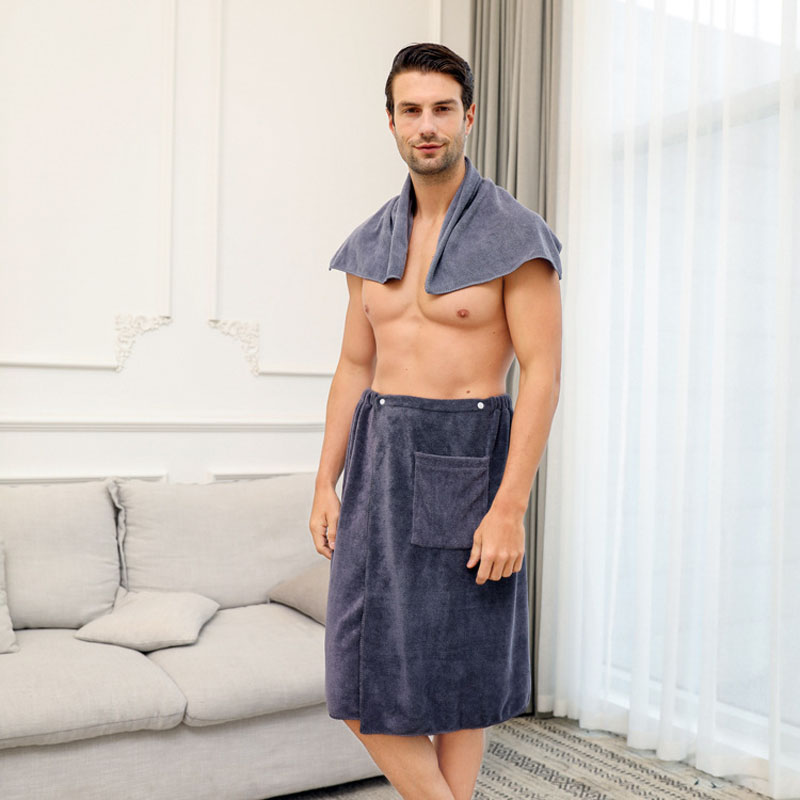 1 Set Man Wearable Microfiber  - Home Textiles Towel Set ulasan dan harga