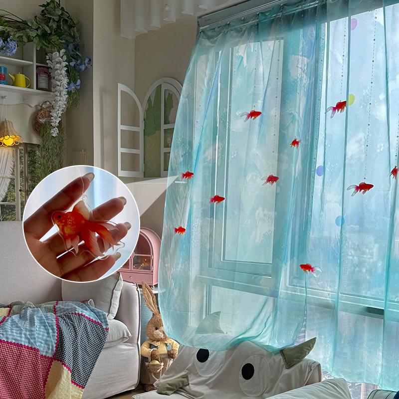 Light Blue Solid Sheer Voile W - Curtain Sheer Voile ulasan dan harga