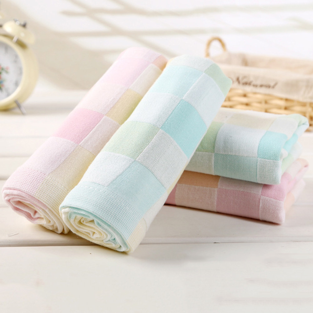 3Pcs Double-Layer Gauze Towels - Home Textiles Towel Set ulasan dan harga