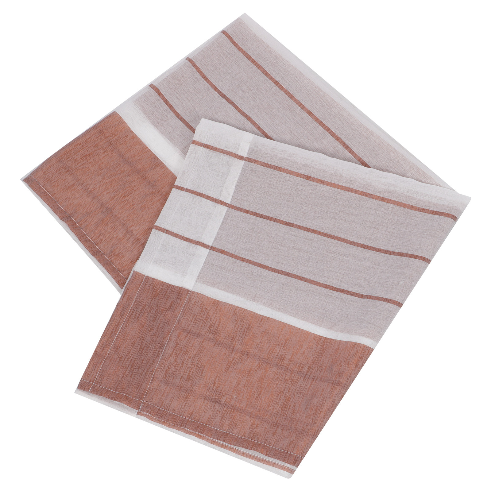 Multicolor Striped Window Shee - Curtain Sheer Voile ulasan dan harga