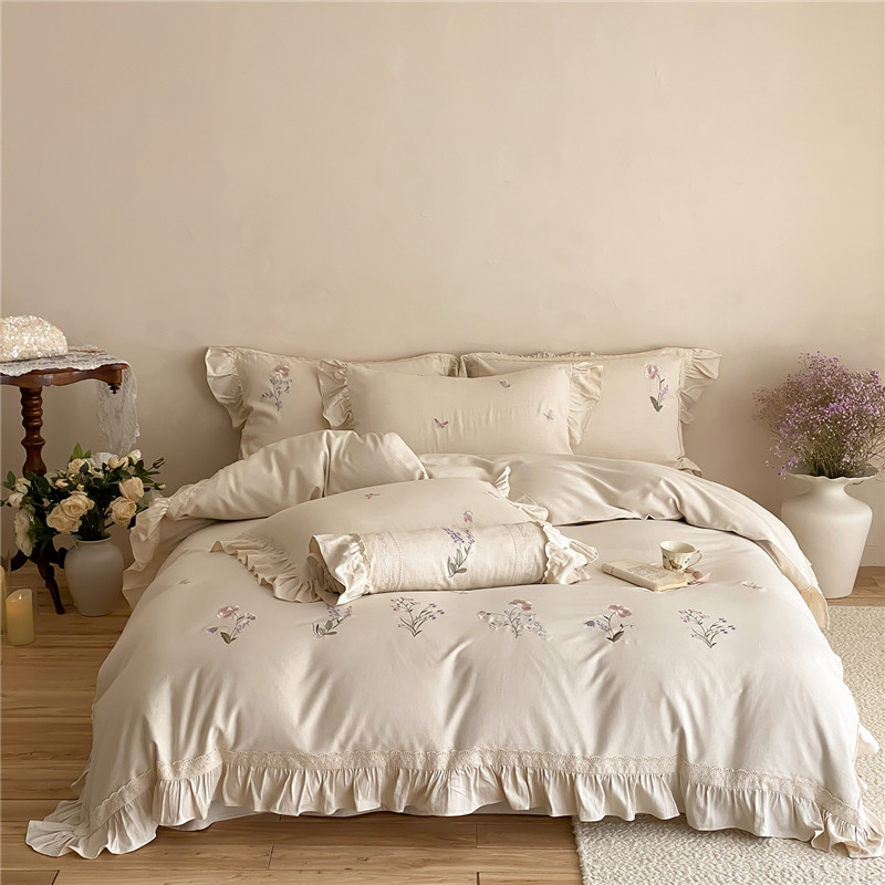 Luxury Flowers Towel Embroider - Home Textiles Towel Set ulasan dan harga