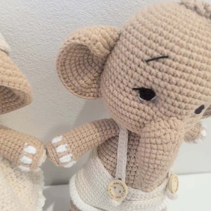 Handmade Crochet Elaphant Plus - Home And Textiles Today ulasan dan harga