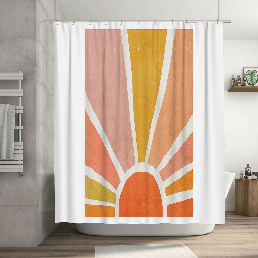Sunrise Shower Curtain Bohemia - Sunrise Home Textiles & Apparel ulasan dan harga