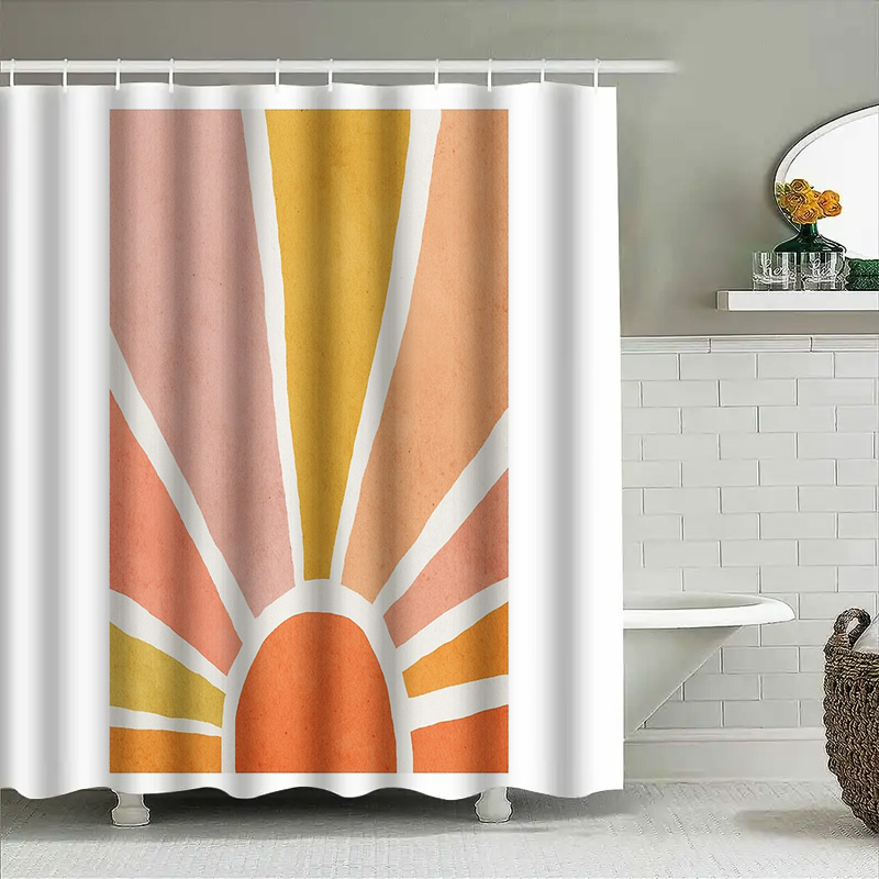 Sunrise Shower Curtain Bohemia - Sunrise Home Textiles & Apparel ulasan dan harga