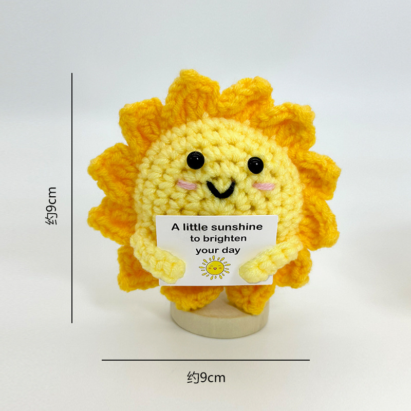 Funny Positive Crochet Sunshin - Home And Textiles Today ulasan dan harga