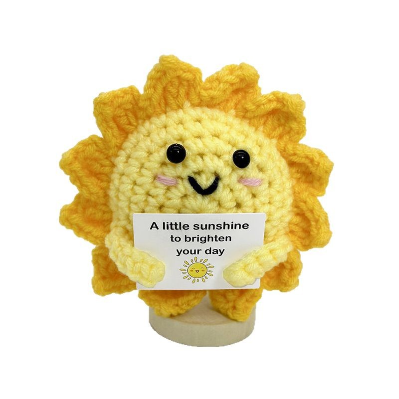 Funny Positive Crochet Sunshin - Home And Textiles Today ulasan dan harga