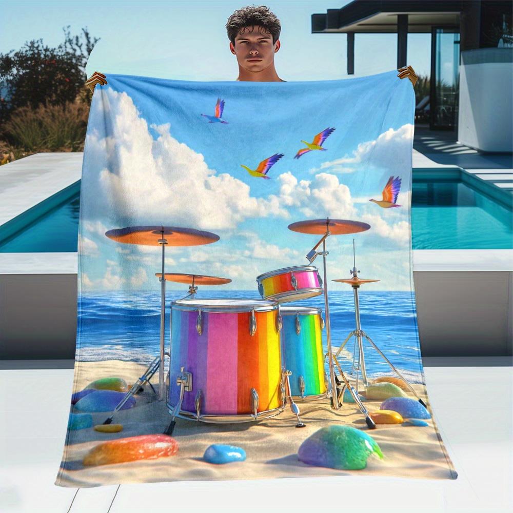 Bright Beach Drum Set Design P - Home Textiles Towel Set ulasan dan harga