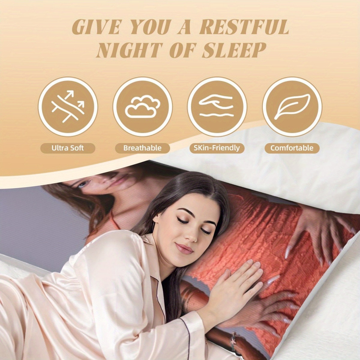 1 Custom Photo Body Pillowcase - Home And Textiles Today ulasan dan harga