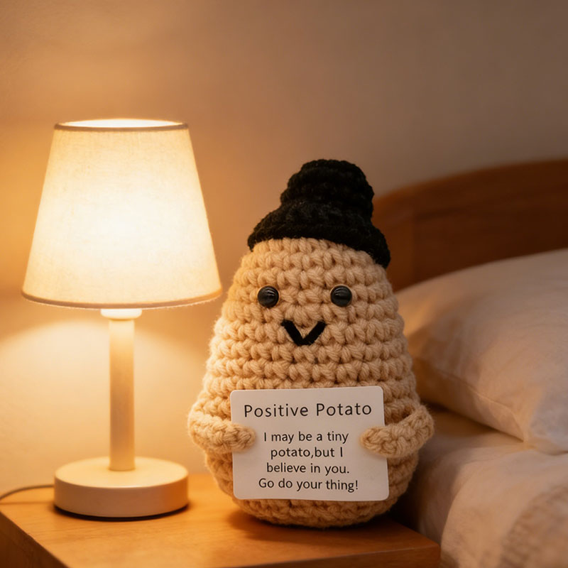 Cute Positive Potato Crochet D - Home And Textiles Today ulasan dan harga