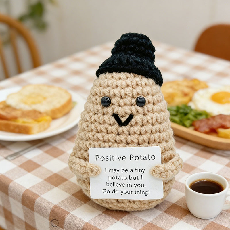 Cute Positive Potato Crochet D - Home And Textiles Today ulasan dan harga