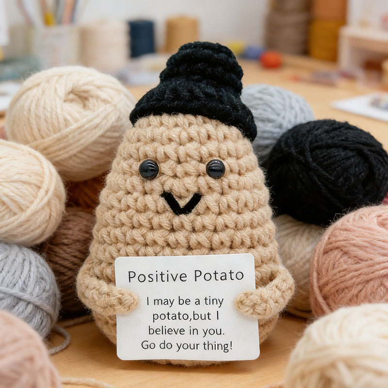 Cute Positive Potato Crochet D - Home And Textiles Today ulasan dan harga